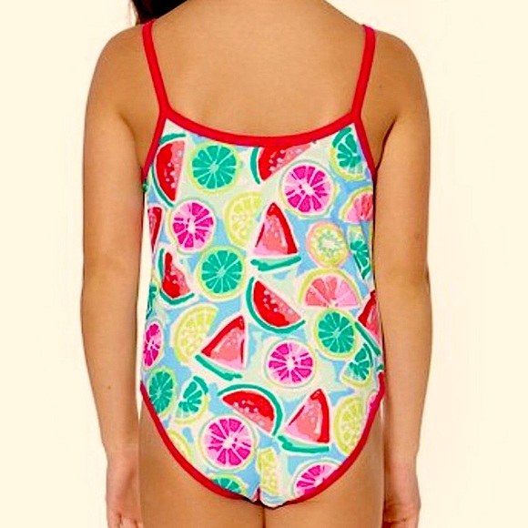 TOMMY BAHAMA Kids Watermelon One Piece Swimsuit - Picture 4 of 16